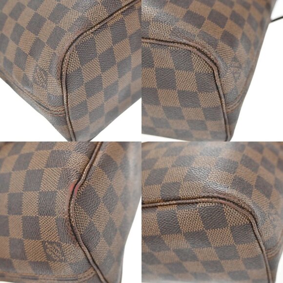 LOUIS VUITTON Neverfull PM Shoulder Tote Bag Damier Leather Brown N51109 14KB393 - Picture 7 of 16